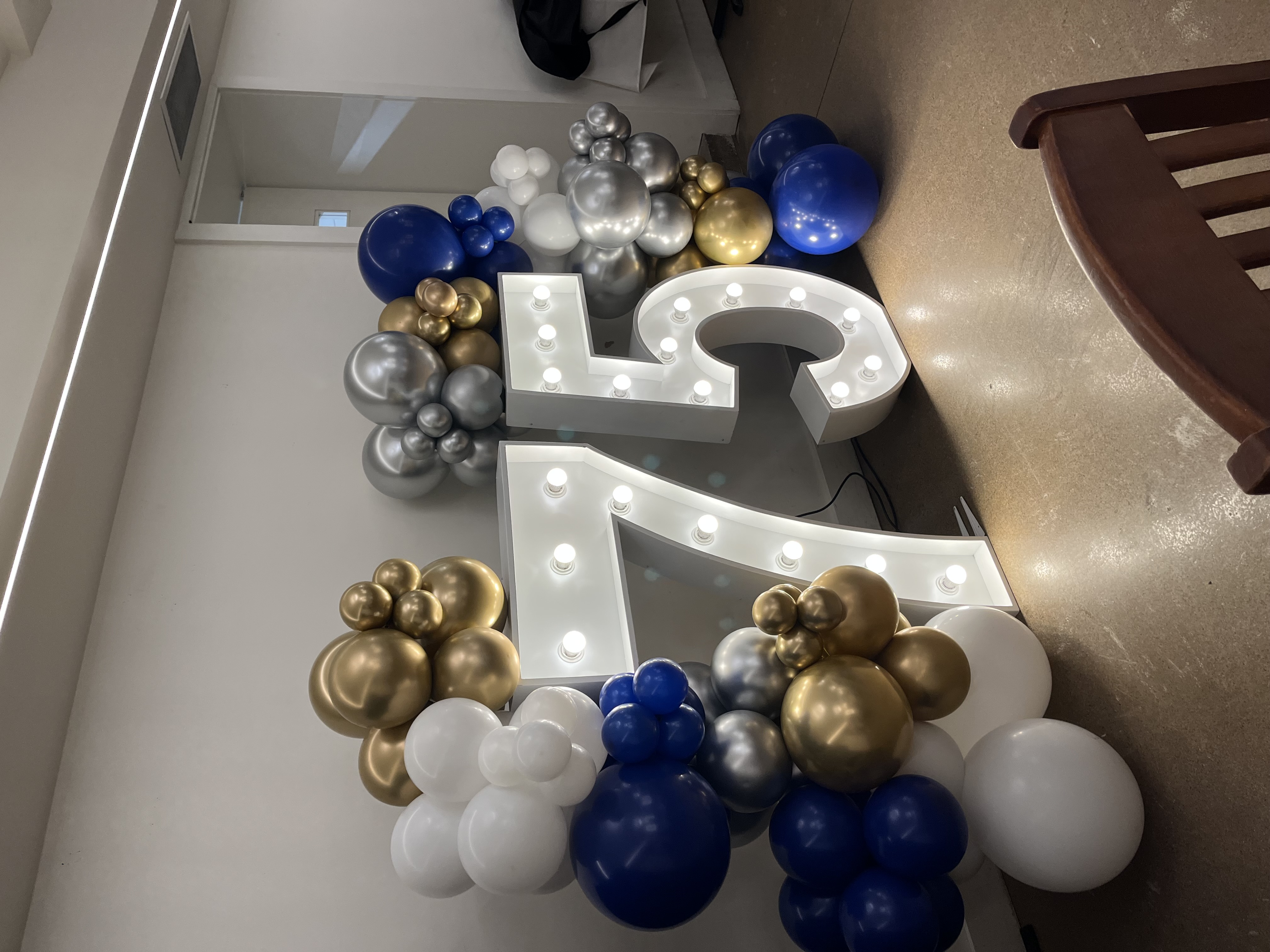 Metal Marquee Numbers 