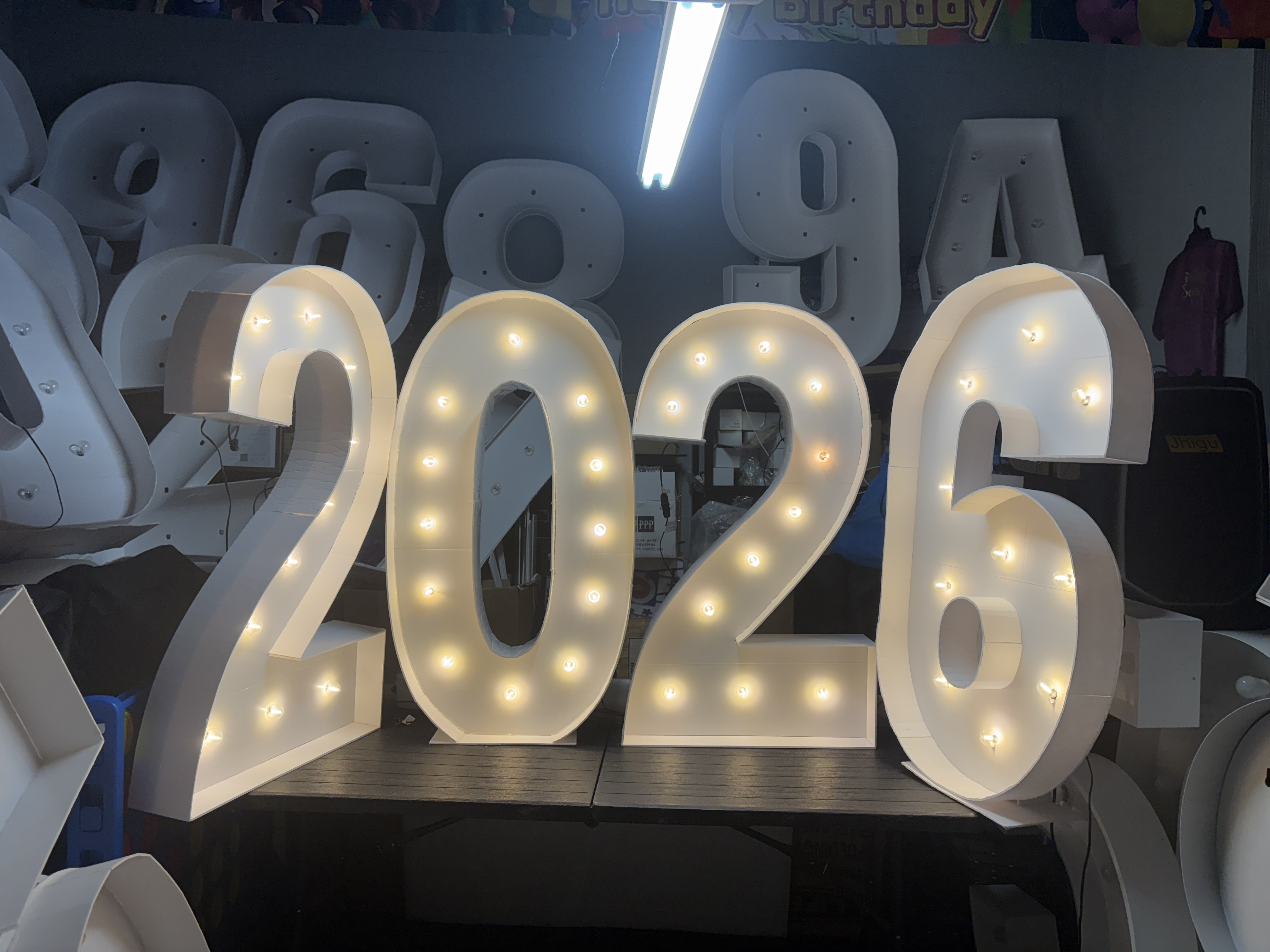 Foam Marquee Numbers