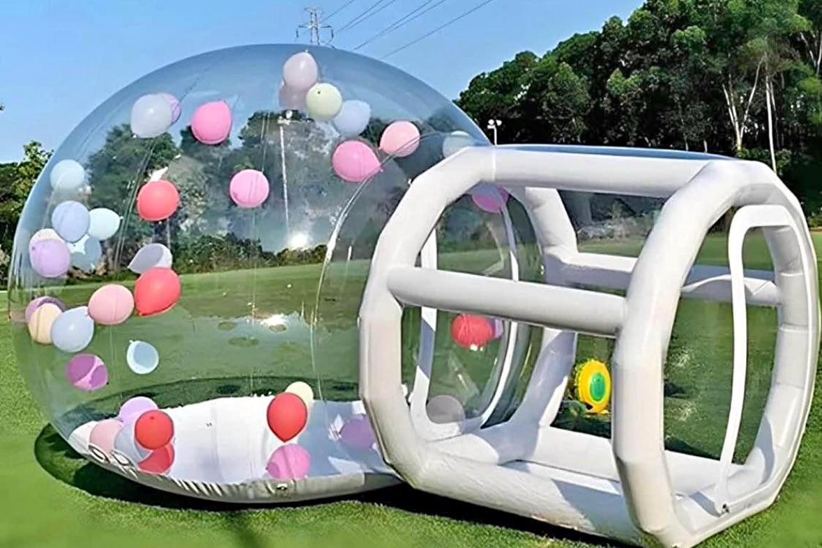 Bubble Dome with Balloons